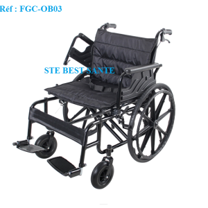 Chaise roulante Confort pour obèse