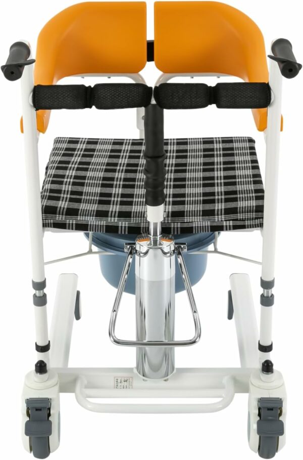 Fauteuil de transfert malade 4-en-1 : Mobilité, Confort et Sécurité réunis ✔ Fauteuil roulant – ✔ Chaise de toilette douche – ✔ Élévateur pour personne – ✔ Aide au transfert