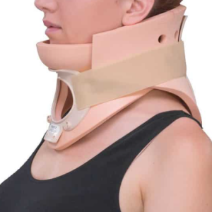Minerve Cervicale Orthopédique Double Appui avec Ouverture Trachéo