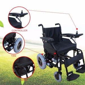 Fauteuil Roulant Électrique Navette à Roues Rigides 