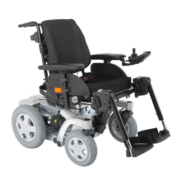 Fauteuil roulant électrique Invacare Storm 4 pour usage intérieur et extérieur, modèle robuste et personnalisable