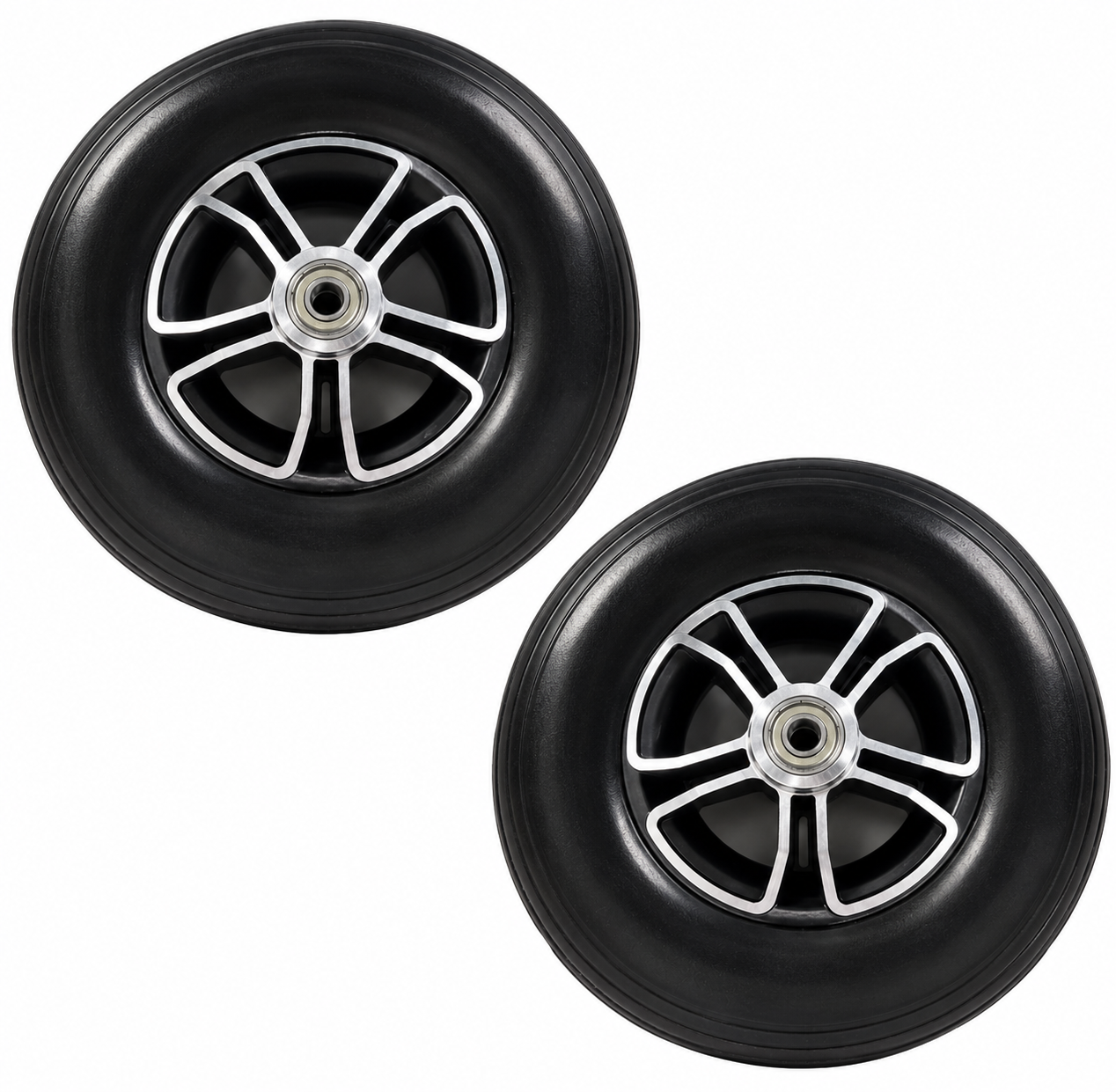 Roue Solide 8 Pouces pour Fauteuil Roulant Électrique